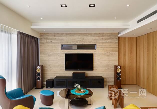 现代简约风格装修 合肥装修公司120平米两室一厅案例