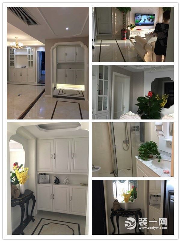 合肥信地藏龙阁140平米三居室户型装修实景图