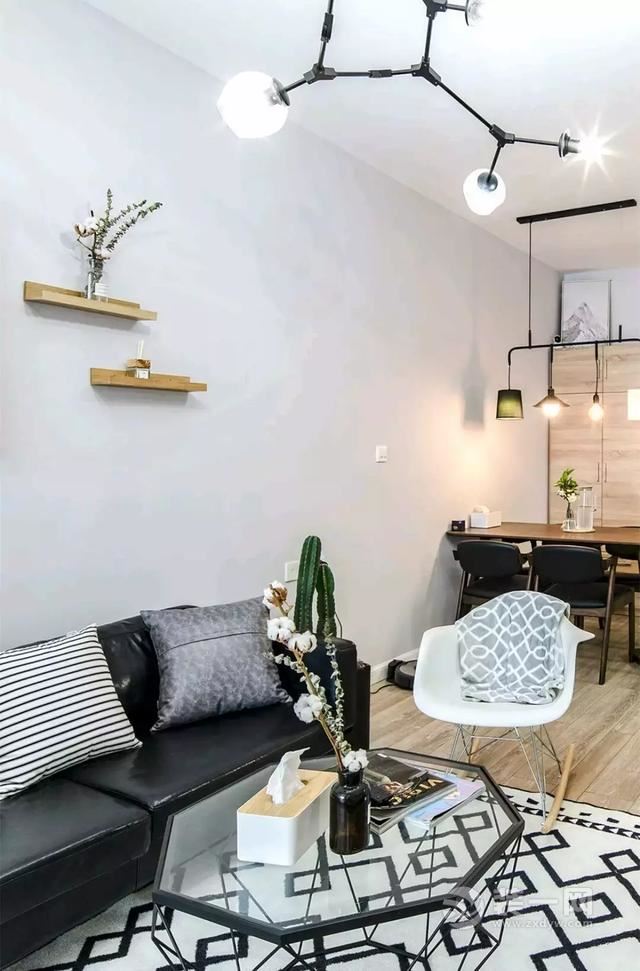 简约北欧风格客厅装修效果图