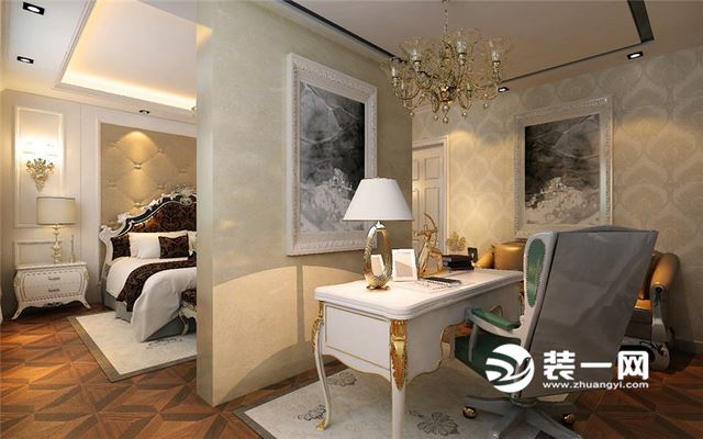 温馨显档次 合肥御景城140平米简欧风格装修效果图