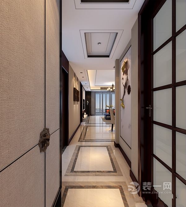 清雅含蓄 合肥柏悦公馆143平米新中式装修效果图