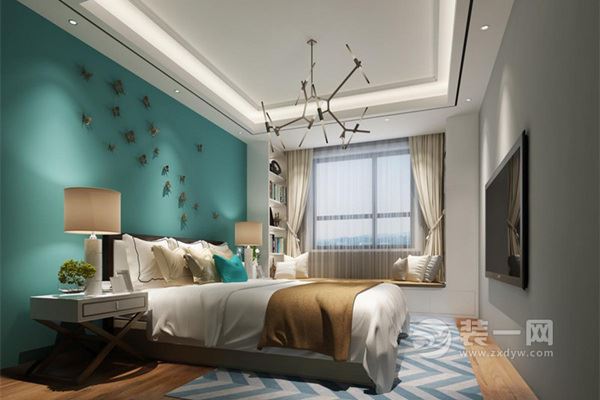 现代简约风格卧室装修效果图