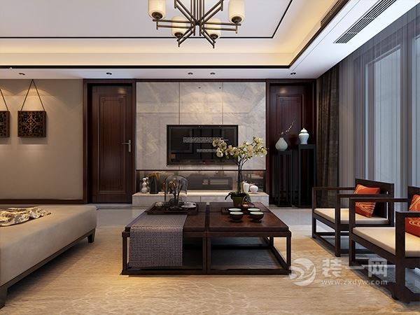 合肥柏悦公馆143平米新中式装修效果图 合肥柏悦公馆143平米新中式装修效果图