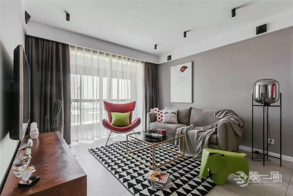 合肥云谷102平米北欧风格装修效果图