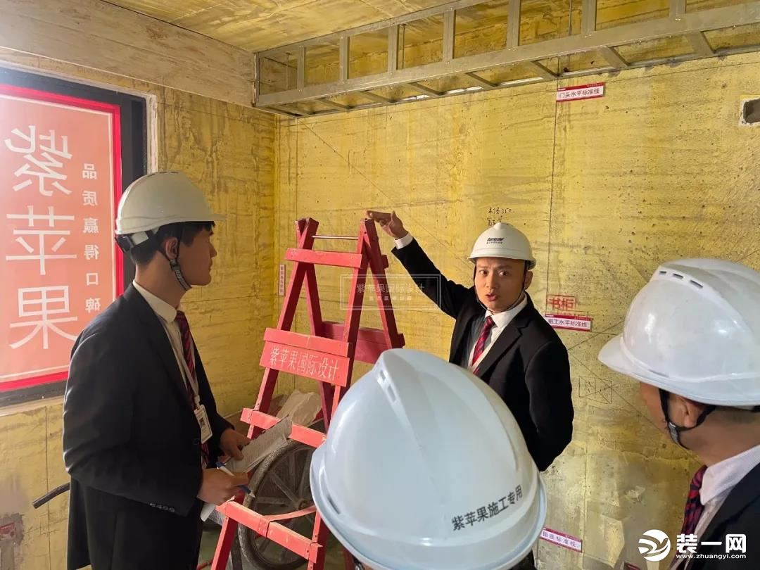 合肥紫苹果装饰公司工地巡检图 合肥紫苹果装饰公司工地巡检图