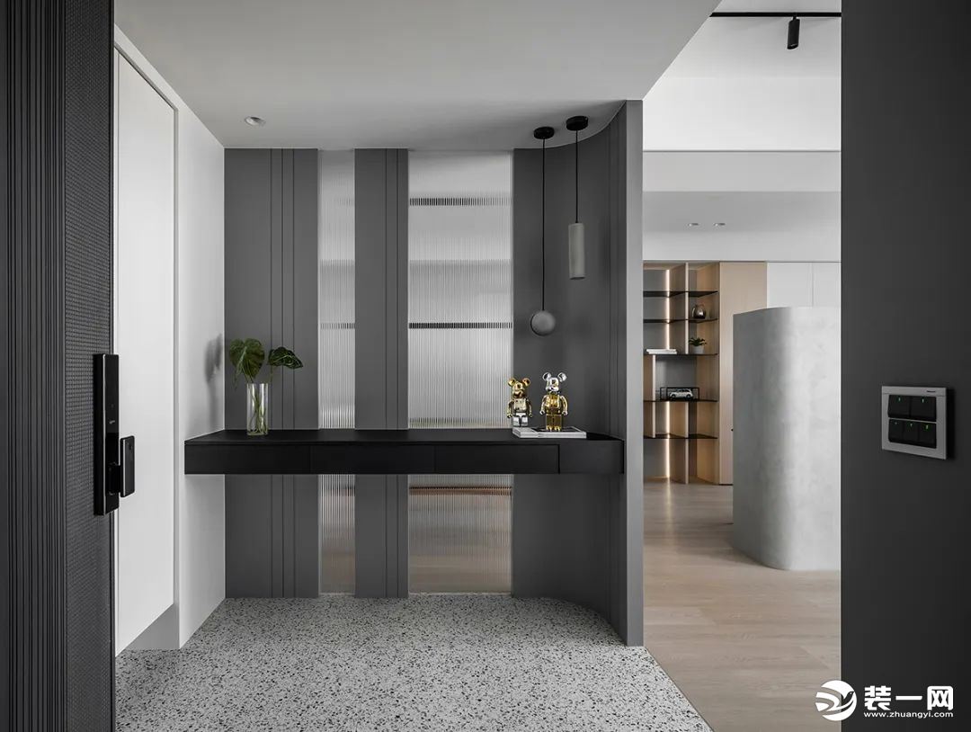 165平简约风装修案例，高级灰设计+隐形收纳