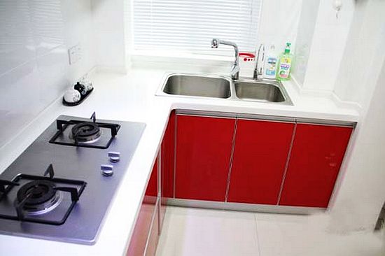 现代简约风格 全新演绎出100平米火红家