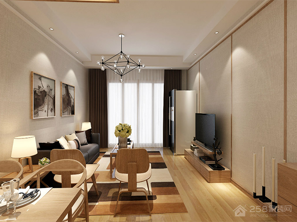 升发建筑装饰日式家装效果图