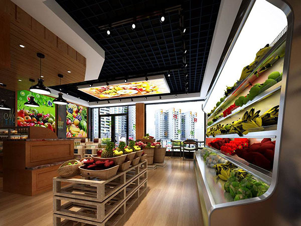 成都水果店装修公司找哪家成都水果店装修设计