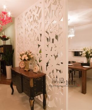 简约装修设计玄关柜图片欣赏