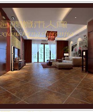 中式风格室内客厅装修图