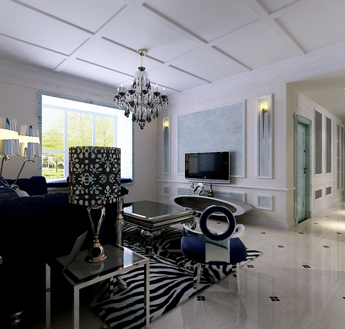 经典电视背景墙设计效果图