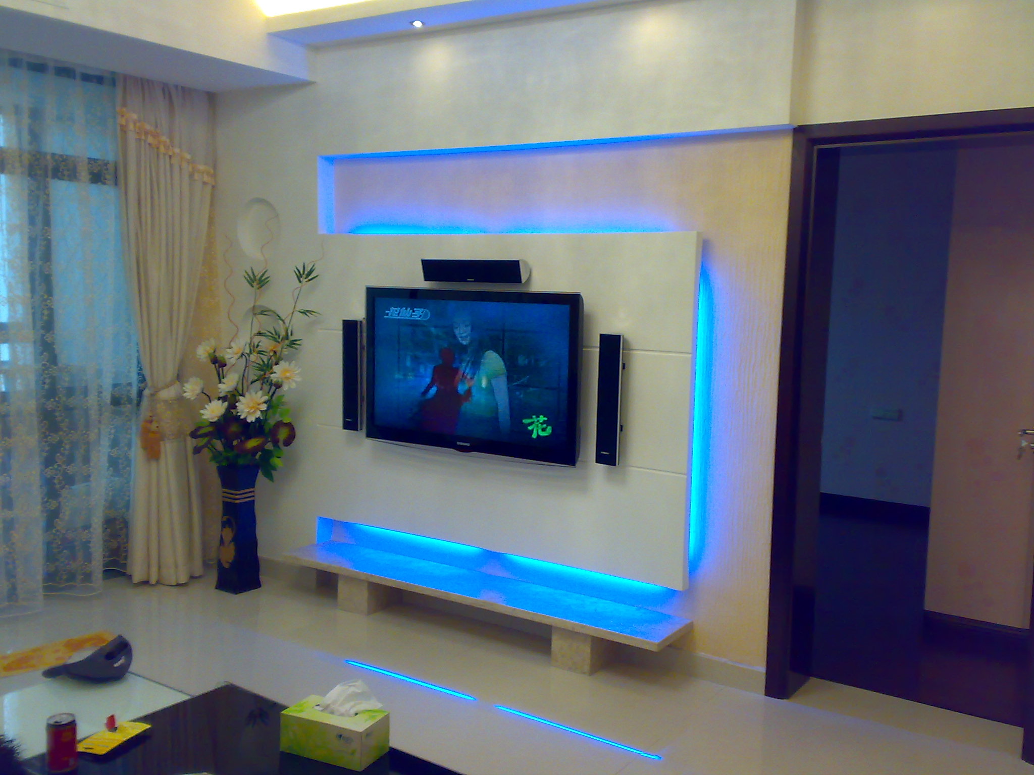 家庭电视背景墙设计案例