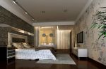 现代中式家装卧室颜色搭配效果图