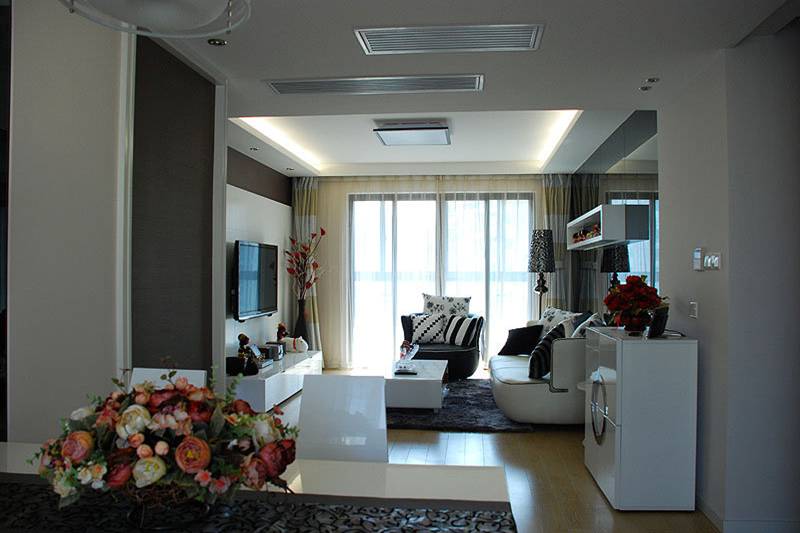 家居客厅吊顶设计实景图