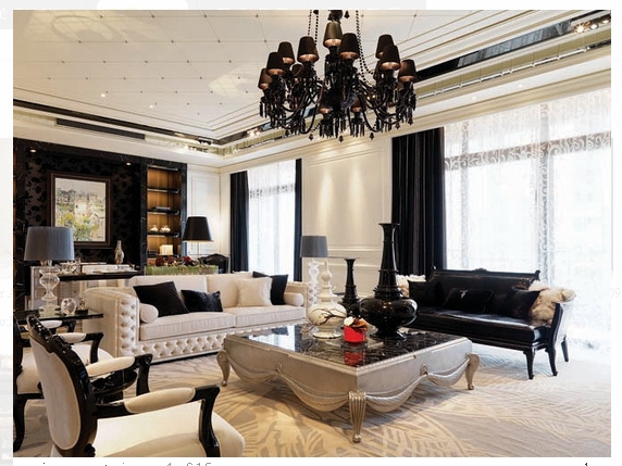 经典客厅装修混搭风格图片