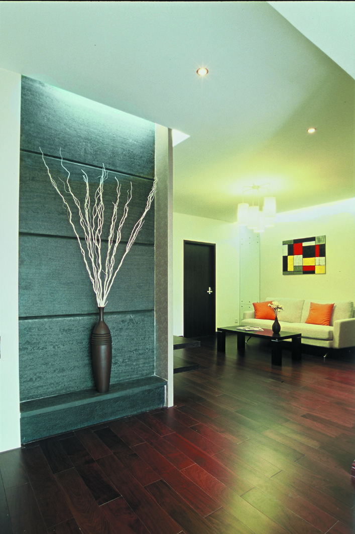 家庭玄关墙面设计实景图