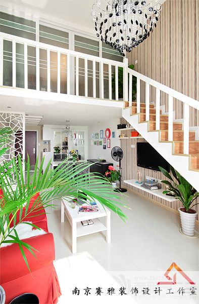 木楼梯扶手装修效果图 