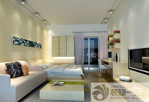 2025卧室兼书房装修效果图