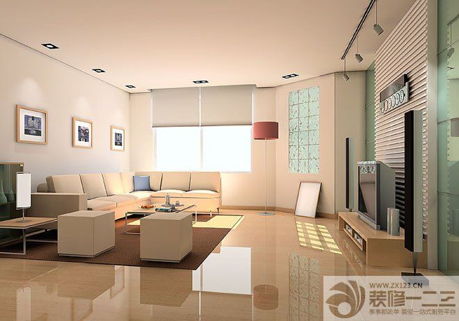 家装客厅转角沙发设计图 