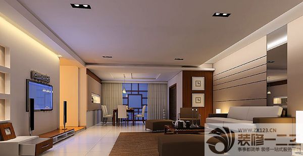 家庭客厅地毯设计图 