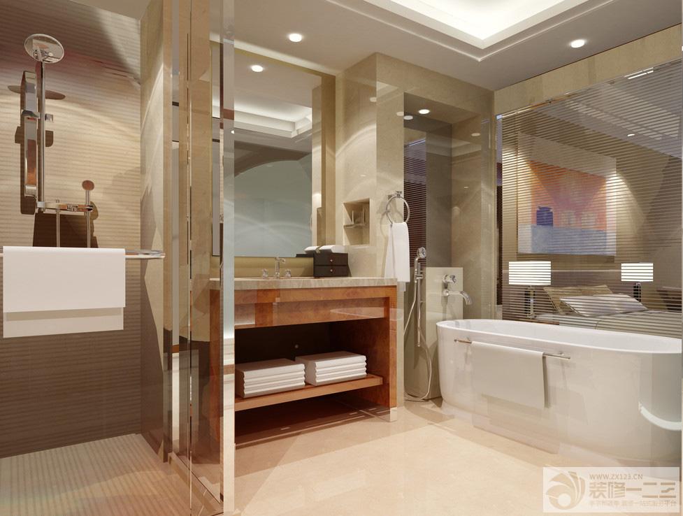 家装卫生间淋浴房装修效果图