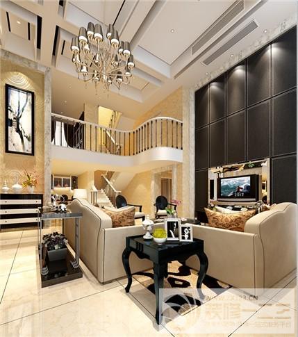 复式住宅吊顶设计效果图 