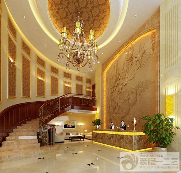 酒店大厅吊灯设计图片
