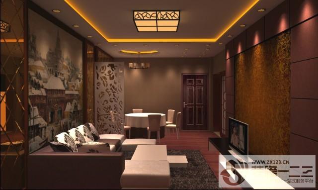 2025客餐厅电视背景墙设计图片 