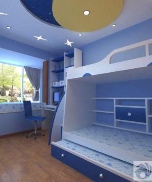 儿童房双层床设计图片 