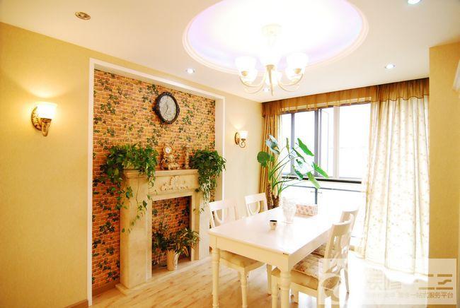 餐厅圆形吊顶设计效果图