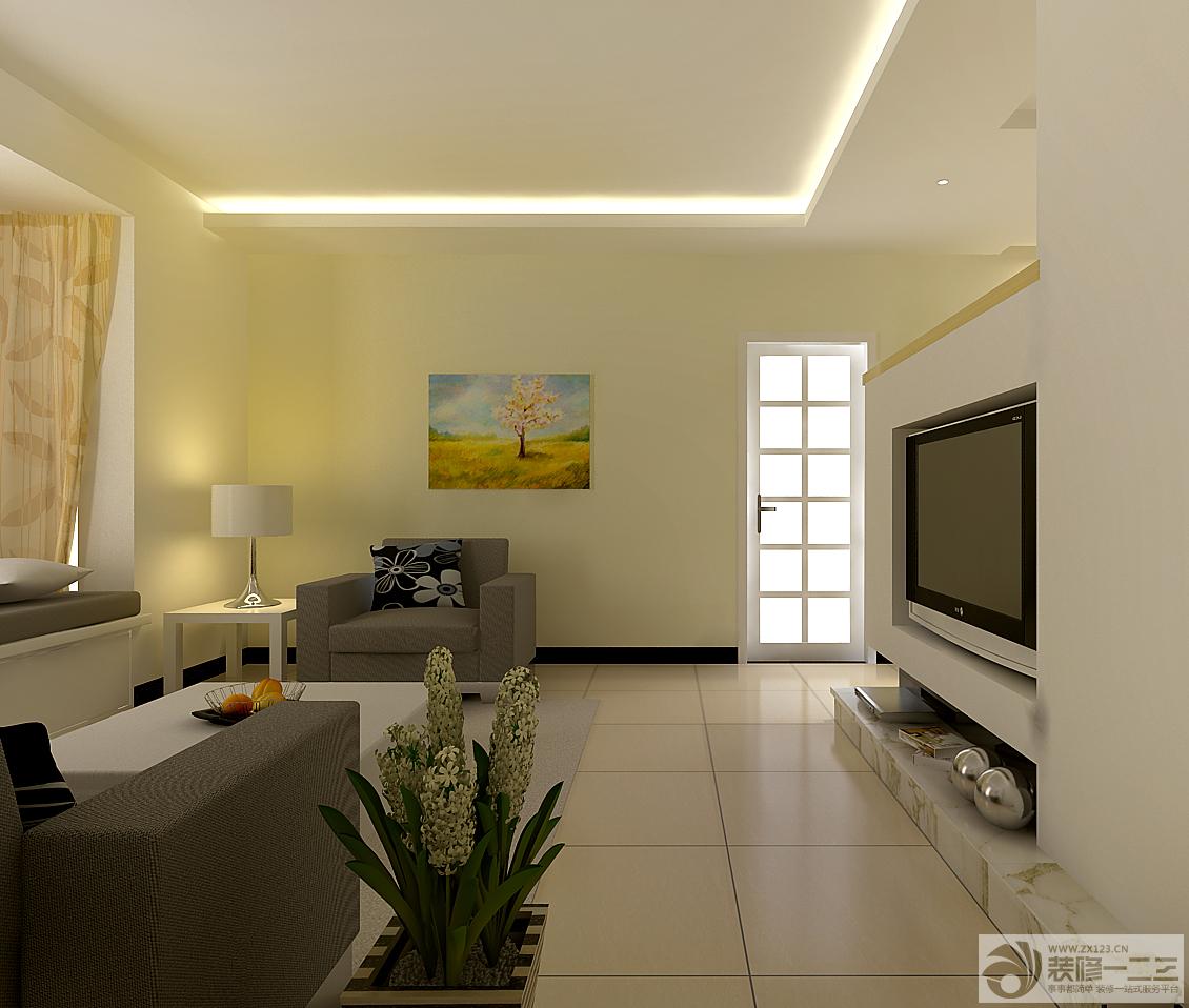 客厅组合沙发装修设计图片