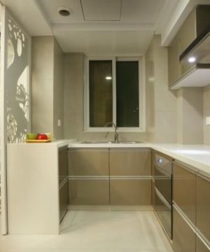 小厨房造型门实景图 
