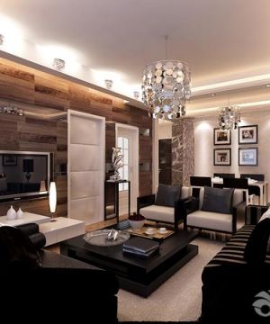 现代家居客厅装修设计效果图欣赏
