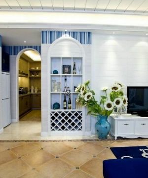 家装客厅地中海风格设计装修效果图