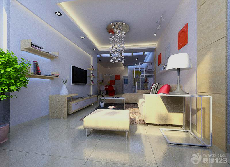 婚房客厅装修设计效果图大全