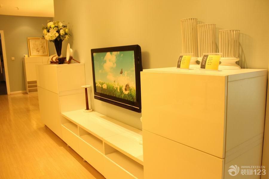 现代风格电视柜装修实景图欣赏