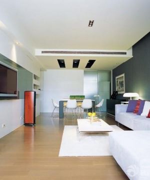 2025最新现代简约风格客厅影视墙装修设计图片