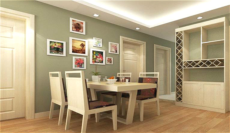 2025简约婚房餐厅设计效果图