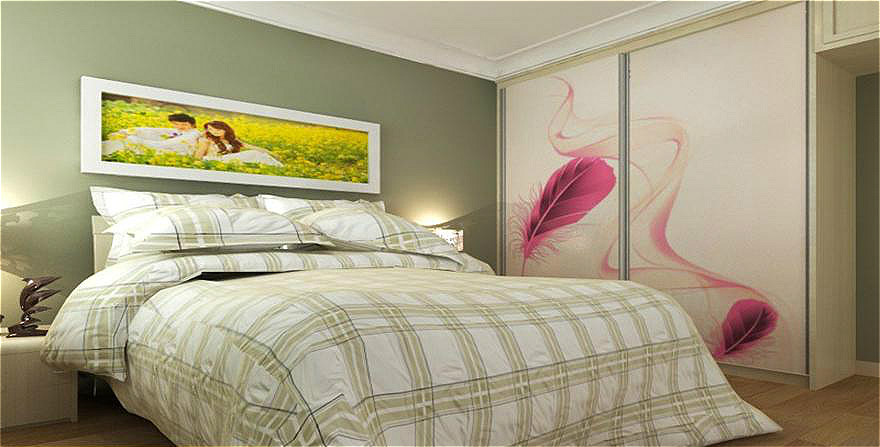 2025现代简约风格婚房卧室设计效果图