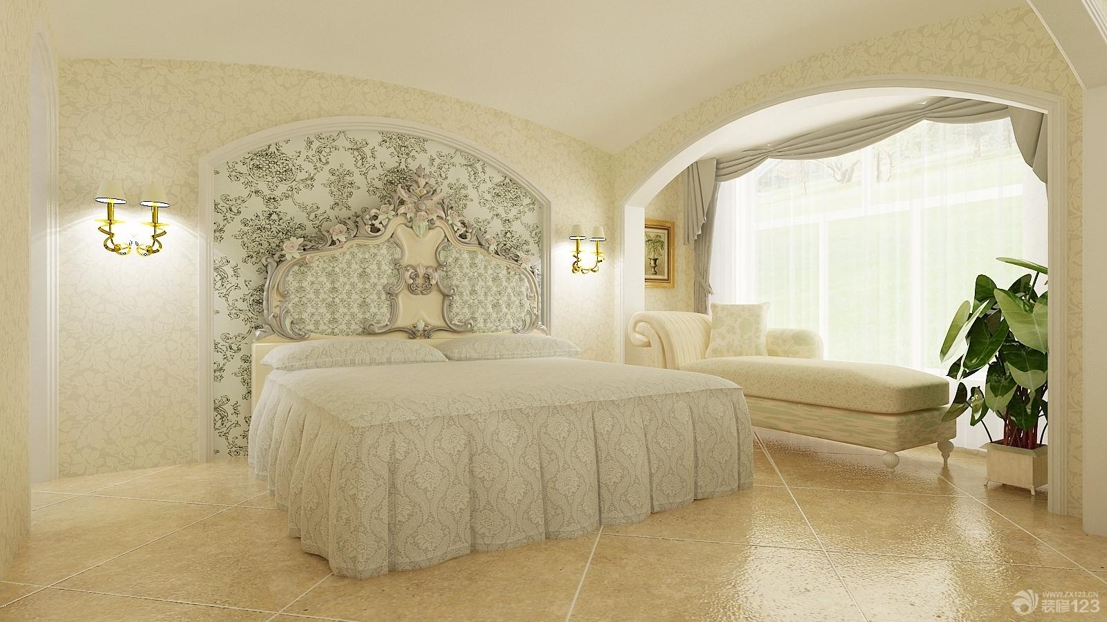 2025最新欧式卧室背景墙造型装修效果图