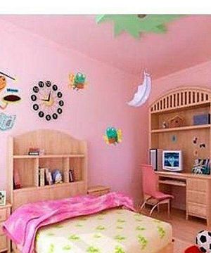最新简约温馨儿童房间设计实景图