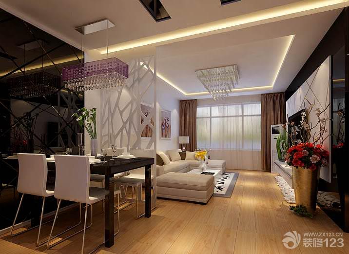 2025简约风格餐厅客厅隔断效果图