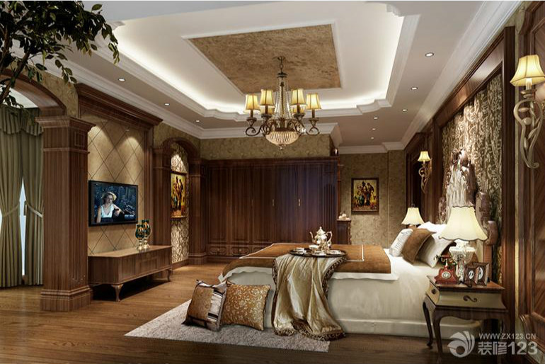 欧式新古典风格卧室装修效果图欣赏