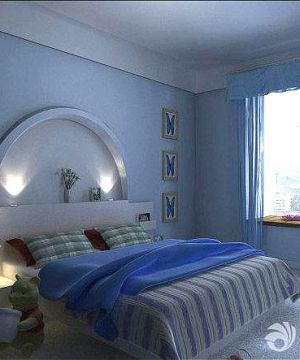 地中海风格设计卧室装修效果图片