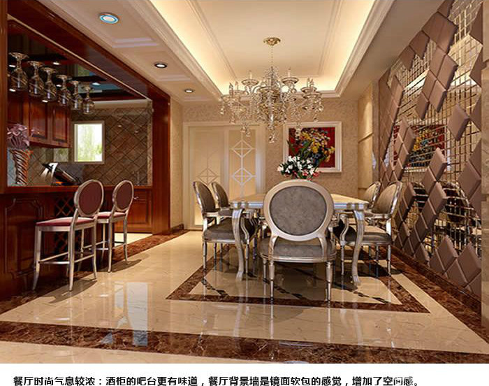 2025新古典主义风格家装餐厅背景墙装饰图片