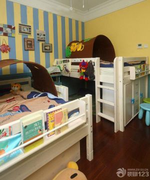 绚丽温馨三室两厅儿童房间设计实景图欣赏