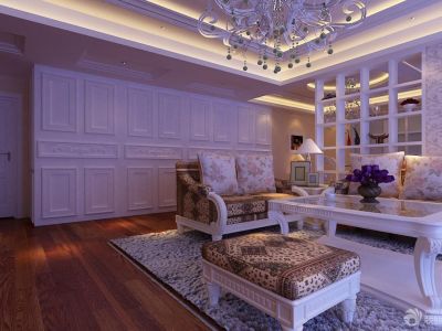 万科刘宅欧式风装修效果图案例