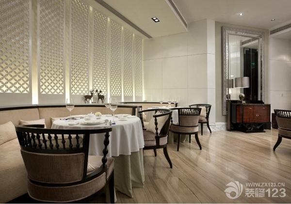 现代简约风格餐厅装修效果图大全2025图片