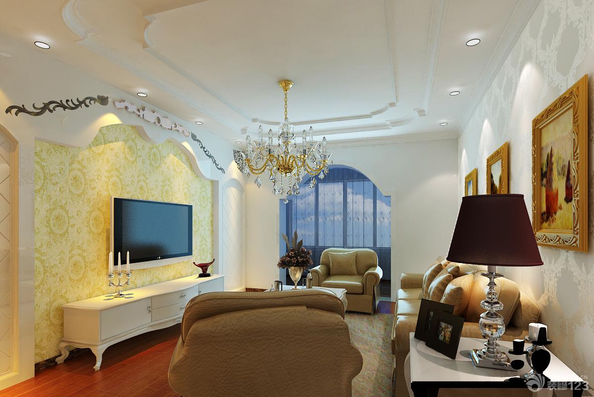 2025欧式风格客厅装修设计效果图